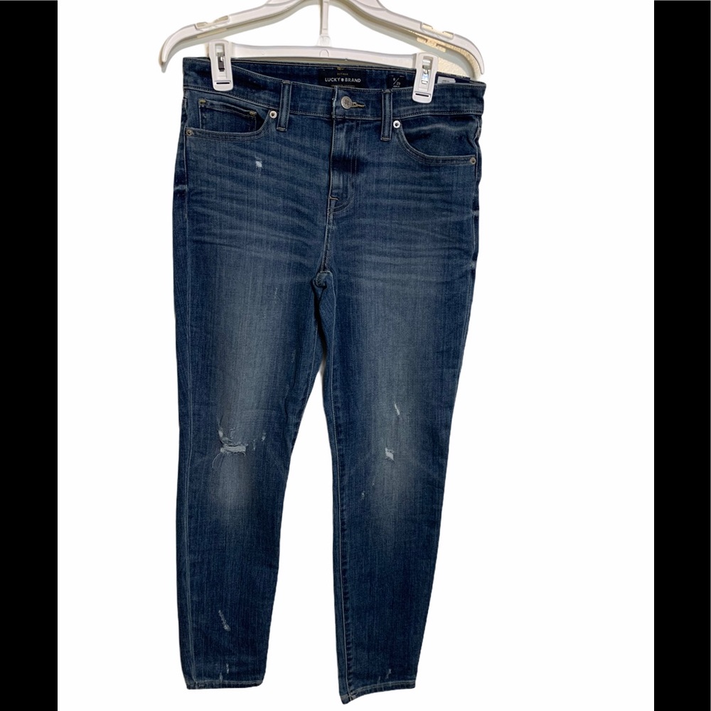 NWT Lucky Brand Beechly Distressed Skinny Jeans